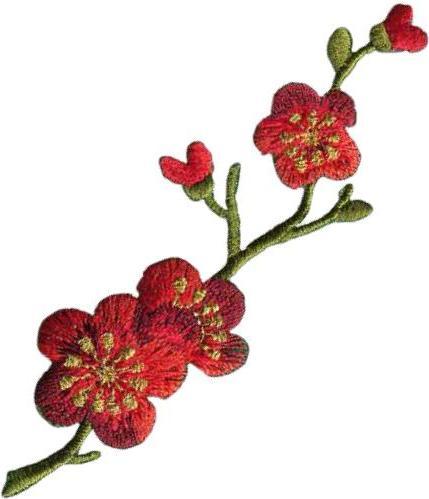 Immagine prodotto Prym Applicazione viticcio di fiore, fiore di ciliegio, rosso (1 x)
