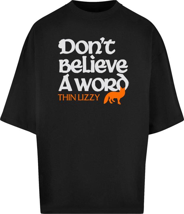 Produktbild Merchcode Thin Lizzy - Dont Believe A Word Fox Huge Tee - 160171 (XXL)