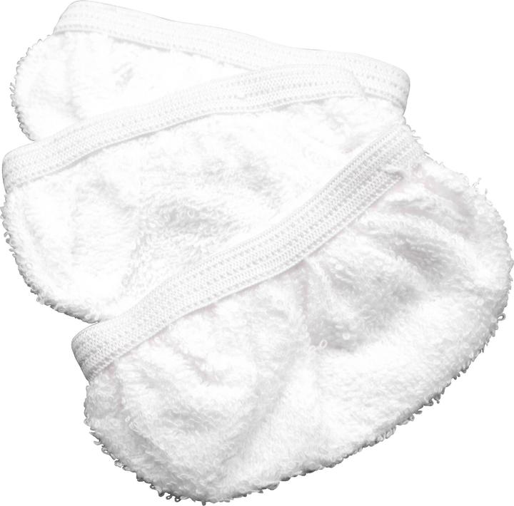 AccuCell Wipe Set (3 pcs.) Cotton Cover Replacement for Dirt Devil 0317004 Steam Cleaner, Steam Mop
