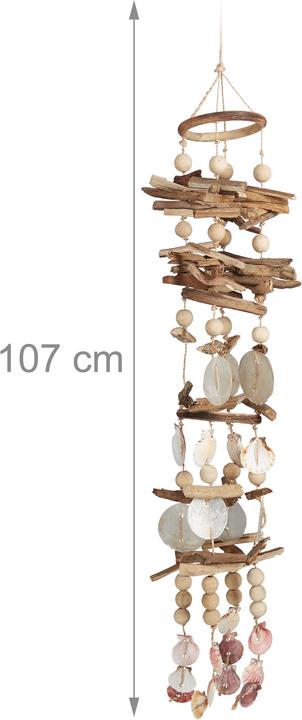 Image du produit Relaxdays Carillons éoliens coquillages