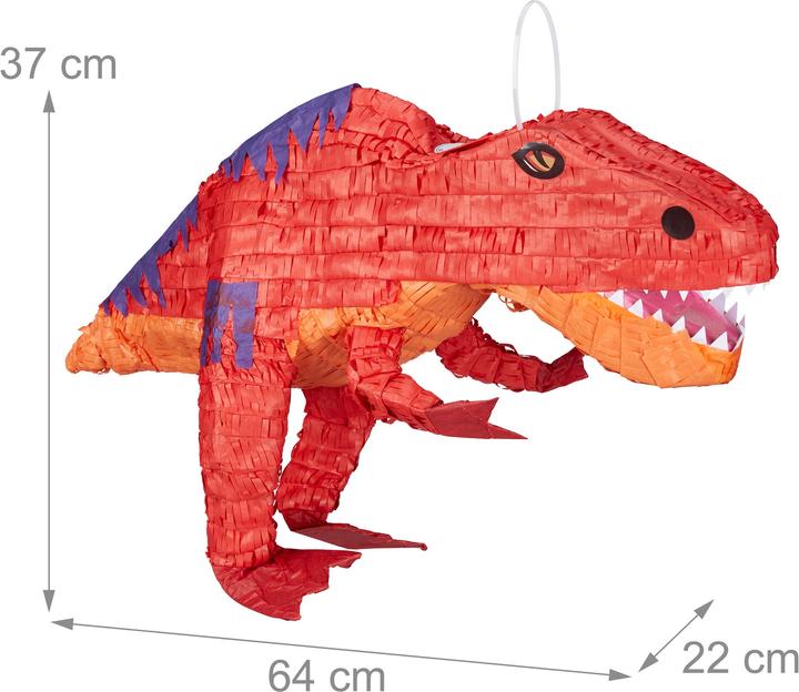 Image du produit Relaxdays Pinata Dinosaure T-Rex
