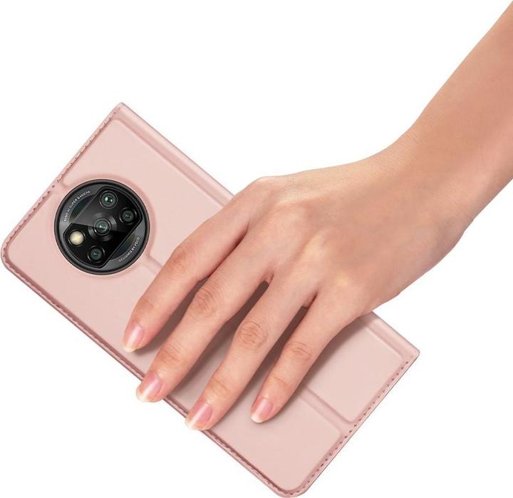 Produktbild Dux Ducis Xiaomi Poco X3 - Flip Folio Case roségold (Xiaomi Poco X3 NFC)