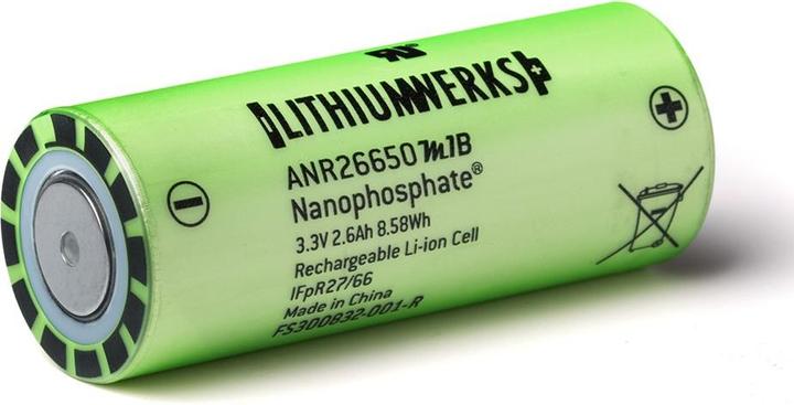 Image du produit A123 Systems Batterie ANR26650M1B, non protégée, 26,25x65mm (1 pcs, 2500 mAh)