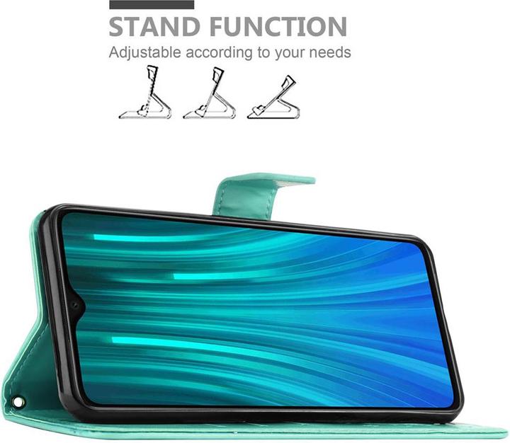 Image du produit Cadorabo Couverture du livre de fleurs (Xiaomi Redmi Note 8 Pro)