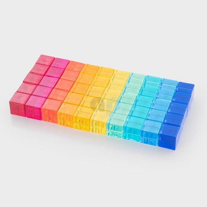 Immagine prodotto TickiT 50 cubi acrilici colorati e trasparenti