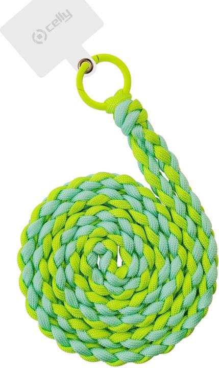 Actual product image Celly Braided Universal Necklace Yellow