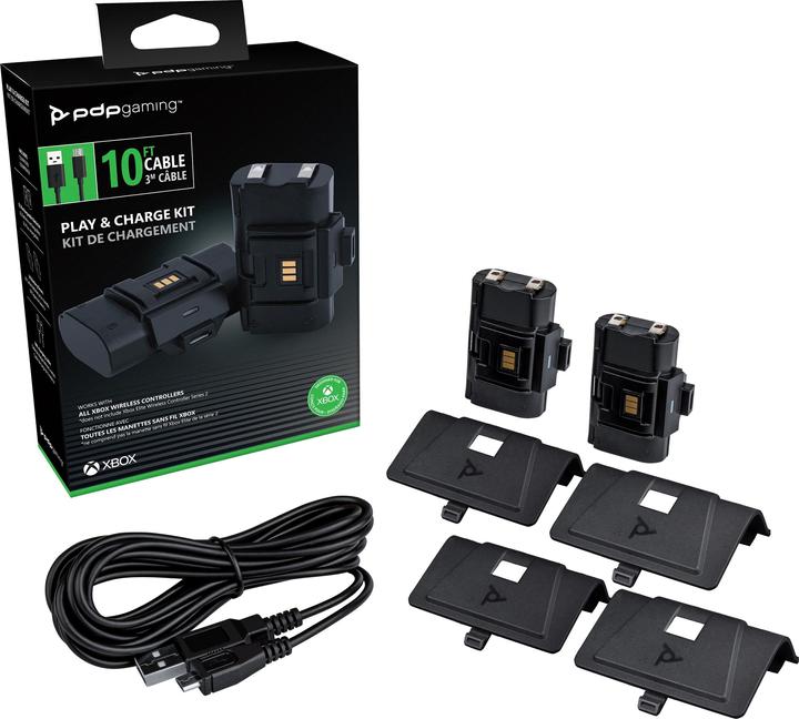 Actual product image PDP Play and Charge Kit (Xbox Series X, Xbox One X, Xbox One S, Xbox Series S)