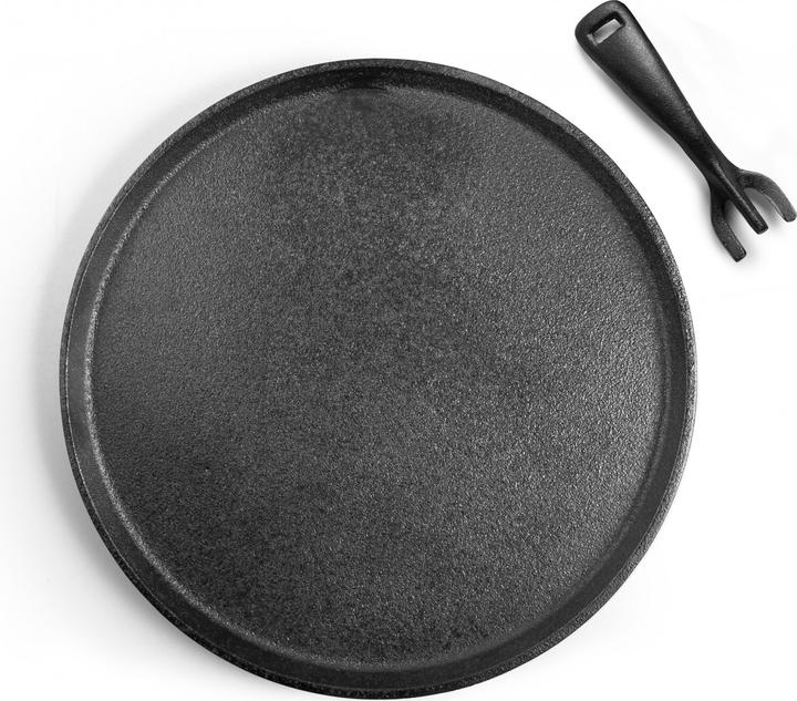 Actual product image Ibili Gusseisenplatte 26 cm Mehrzweckpfanne für alle Herdarten und Ofen (Cast iron)