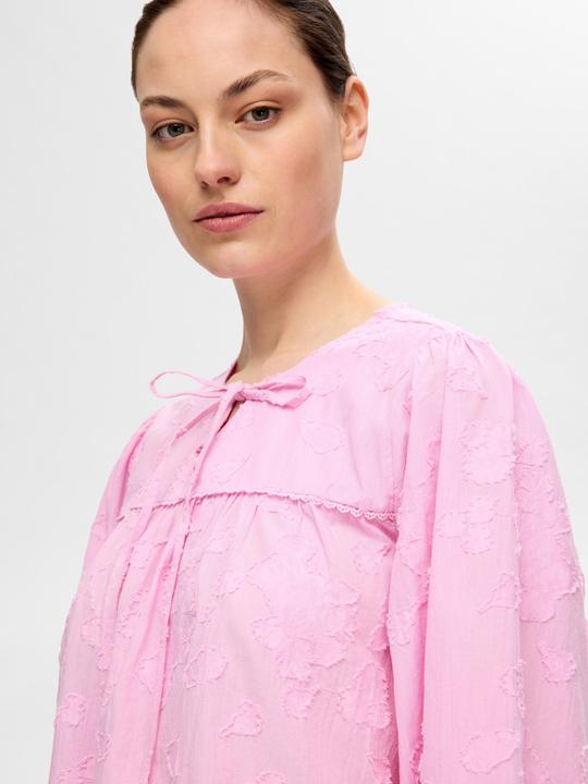 Image du produit Selected Femme Blouse texturée à manches 3/4 (38)