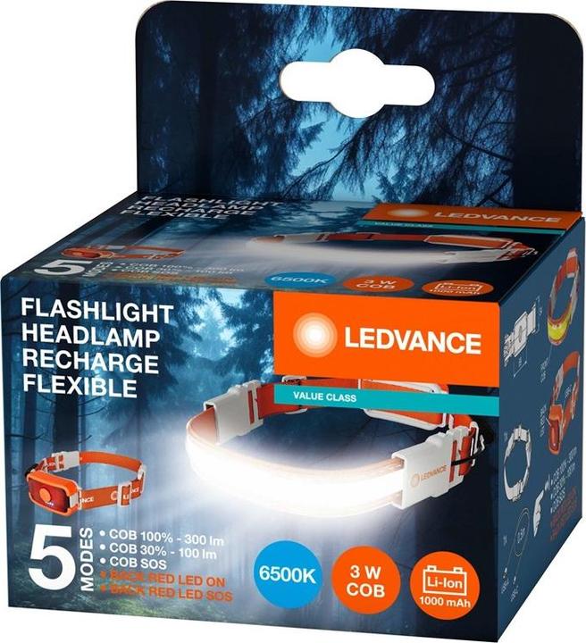 Actual product image Ledvance FLASHLIGHT HEAD RECHARGE 3W 300LM IP20 (300 lm)