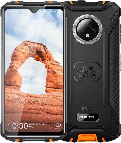Actual product image Oukitel WP8 Pro (64 GB, Black, Orange, 6.49", Dual SIM, 16 Mpx, 4G)