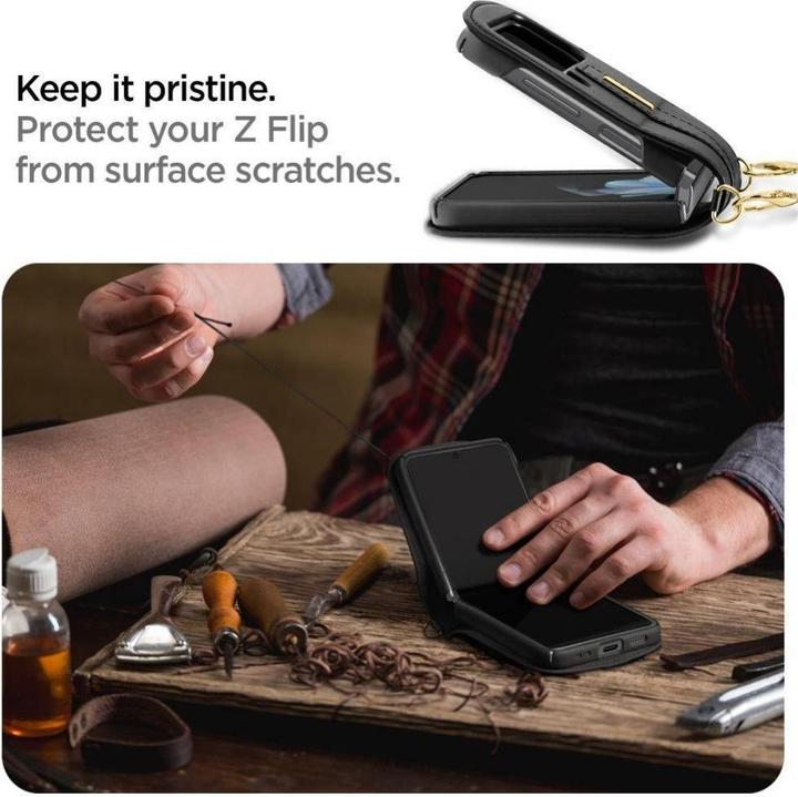 Produktbild Spigen Sigen LIENAR CALIN GALAXY MIT 4 BLACK FLIP (Samsung Galaxy Z Flip4)
