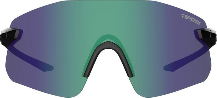 Actual product image Tifosi VOGEL SL glossy black glasses (1Smoke Green lens 15.4 % light transmission) (PREMIERY: (1Smoke Green glass 15.4 % light transmission)