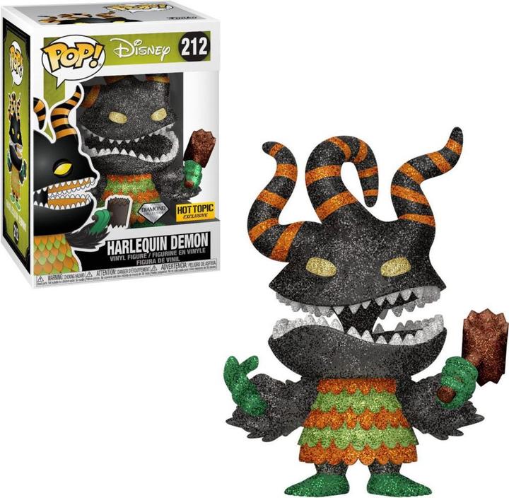 Actual product image Funko POP! Disney L'Étrange Noël de Monsieur Jack Harlequin Demon Diamond Exclusive