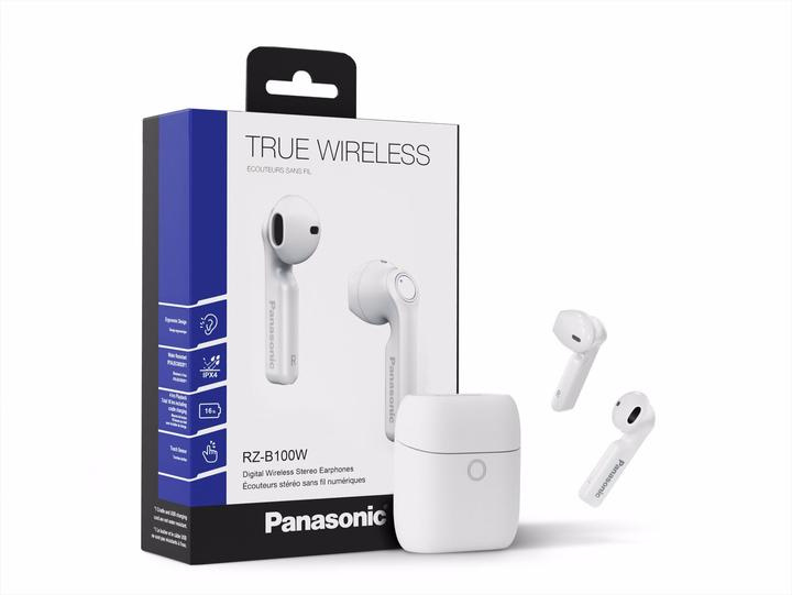 Produktbild Panasonic True Wireless-Ohrhörer RZ-B100WDE-W In-Ear, Weiss (keine Geräuschunterdrückung, 4 h, Kabellos)