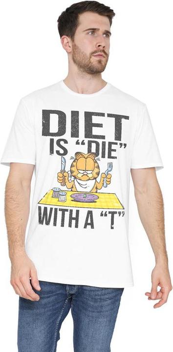 Actual product image Garfield Mens Diet Is Die With a T T-Shirt (XXL)