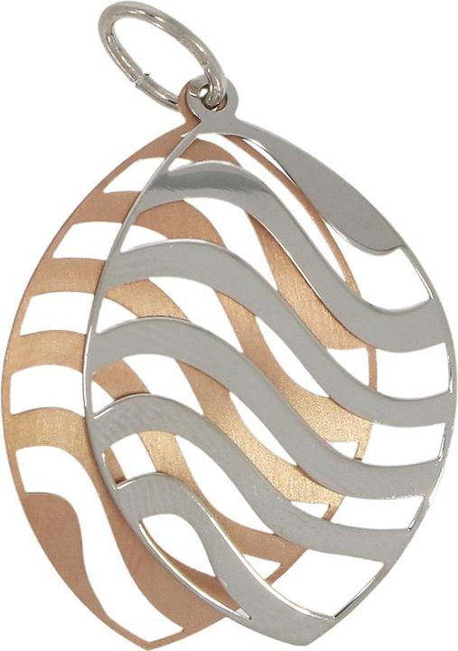 Actual product image Xen Set with earrings and pendant pointed XSET124 (925 Sterling silver)
