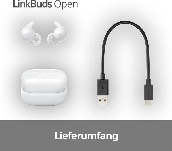 Produktbild Sony LinkBuds Open (keine Geräuschunterdrückung, 8 h, Kabellos)