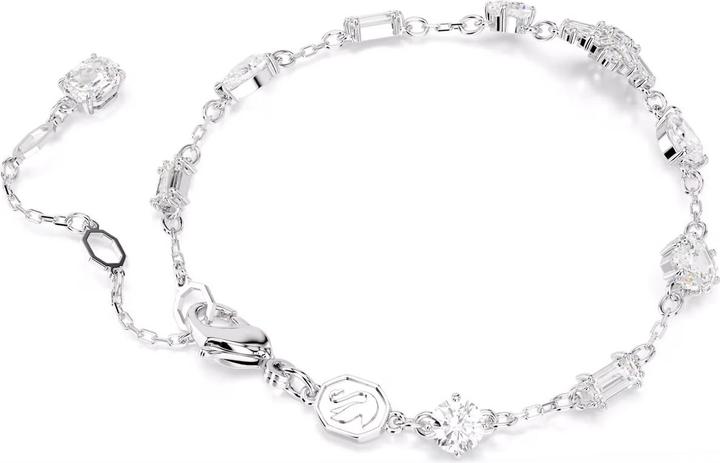 Produktbild Swarovski Idyllia Armband Verschiedene Schliffe Schneeflocke Weiss (19.50 cm, Swarovski Metall)