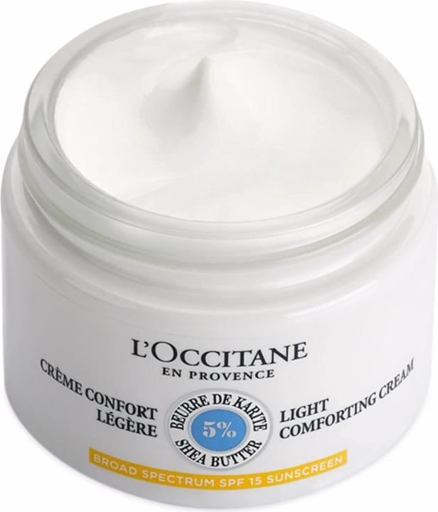 Actual product image L'Occitane Shea light face cream SPF15 (50 ml, 24h cream, SPF 15)
