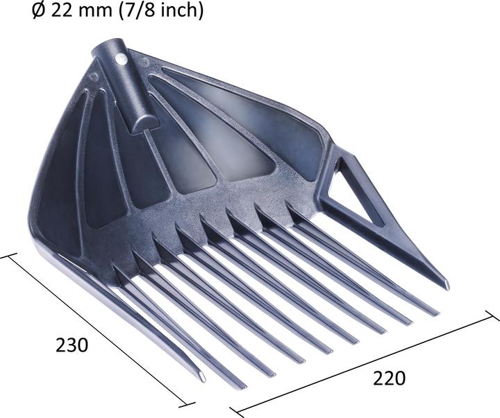 Actual product image UPP Yard & garden shovel small 3 in 1 rake shovel sieve telescopic handle aluminium