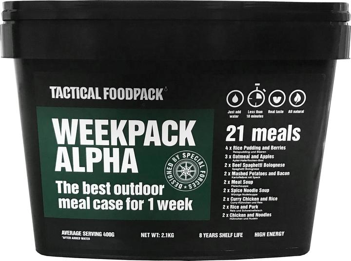 Actual product image Tactical Foodpack Weekpack Alpha (2100 g)