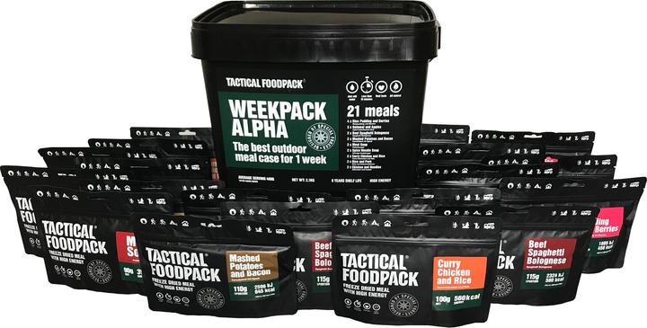 Actual product image Tactical Foodpack Weekpack Alpha (2100 g)
