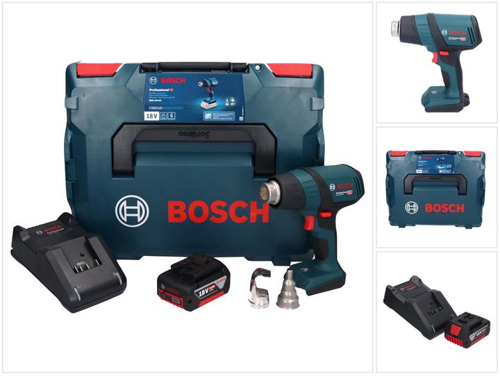 Immagine prodotto Bosch Professional Bosch GHG 18V-50 Soffiatore ad aria calda a batteria professionale 18 V 300° C / 500° C + 1x