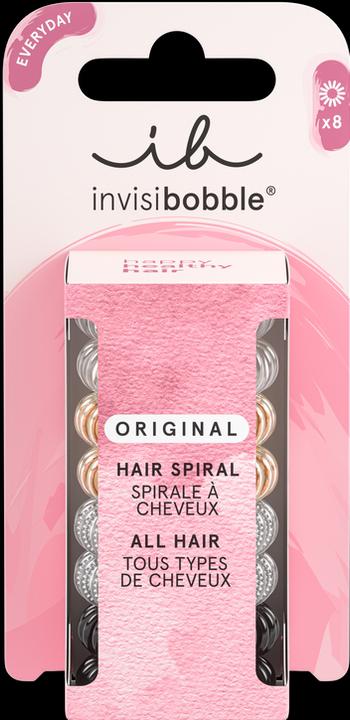 Image du produit Invisibobble Hairband Original Clear Black Metallic 8 pcs