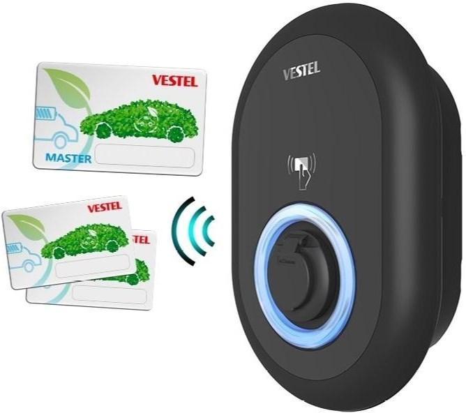 Actual product image Vestel EVC04-AC11 (Type 2, 11 kW, 16 A, Hard wired)