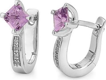 Actual product image Breuning EAR JEWELLERY - E.AMETHYST/Brill. 0,038 Ct. H/si (585, - Gold)
