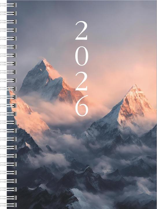Image du produit Ridoide rido idé Wochenagenda Mountains Landschaft / Natur, 2026 (148 x 210 mm, Anglais, Français, Italien, Allemand)