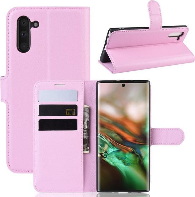 Actual product image MU Classic Litchi Leather Bookcover Series (Samsung Galaxy Note 10)