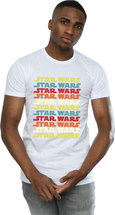 Produktbild Star Wars Retro Repeat Logo TShirt (3XL)
