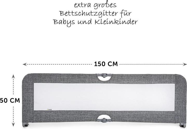 Produktbild Hauck Sleep N Safe Plus XL Melange grey (150 cm)