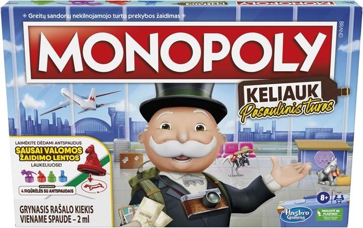 Produktbild Monopoly Board Game World Tour F4007lt