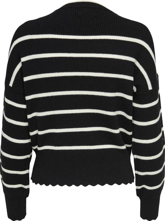 Actual product image Only Round neck balloon sleeve jumper knitted jumper (M)