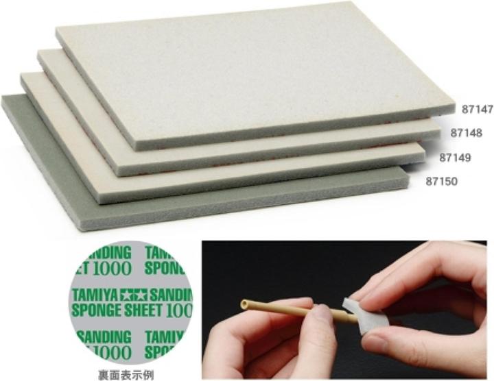 Actual product image Tamiya Abrasive sponge grit 400