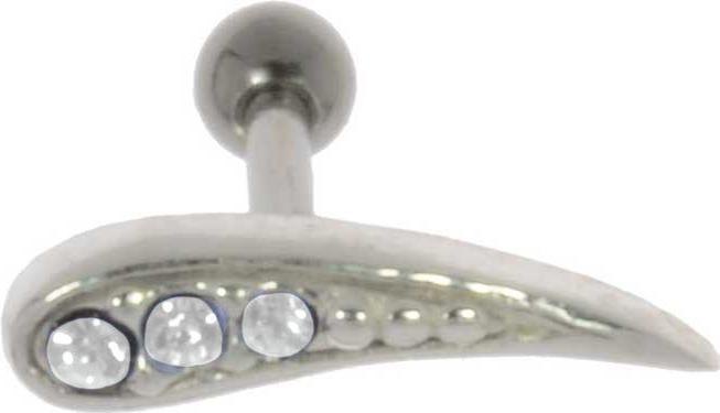 Produktbild Bijouteria Ohrpiercing (Edelstahl, Kristall, Messing)