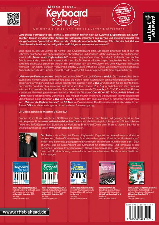 Immagine prodotto Meine erste Keyboardschule! (Tedesco, Jens Rupp, 2017)