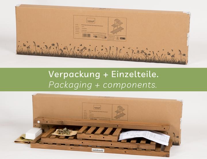 Produktbild Needs&Wants Blumenregal "Bloomy2" mit 3 Etagen, Fichte (braun)