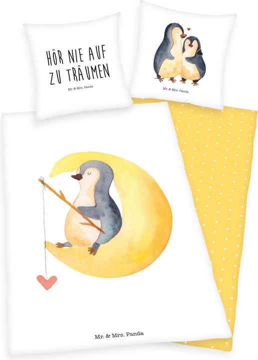 Produktbild Herding Mr. & Mrs. Panda Pinguin Bettwäsche
