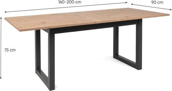 Immagine prodotto Homestyle4u Stile industriale (160 x 90 x 75 cm)