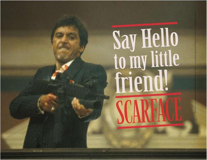 Produktbild SD Toys Scarface - Say Hello (40 x 30 x 3 cm)