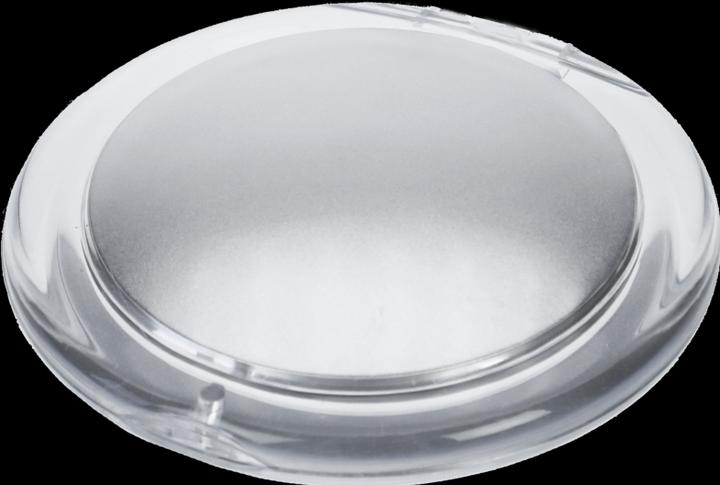 Produktbild Taschenspiegel Acryl/Silber mit 7-fach Vergrösserung, Ø 8,5 cm