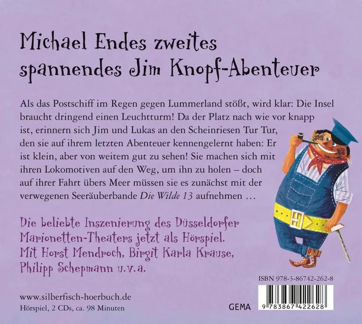Produktbild Jim Knopf und die Wilde 13 Das Hörspiel (Michael Ende, Horst Mendroch, Birgit Karla Krause, Deutsch)