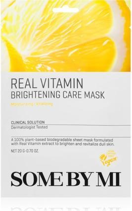 Actual product image Some By Mi Clinical Solution Vitamin Brightening Care Mask - Sheet mask for brightening and antioxid