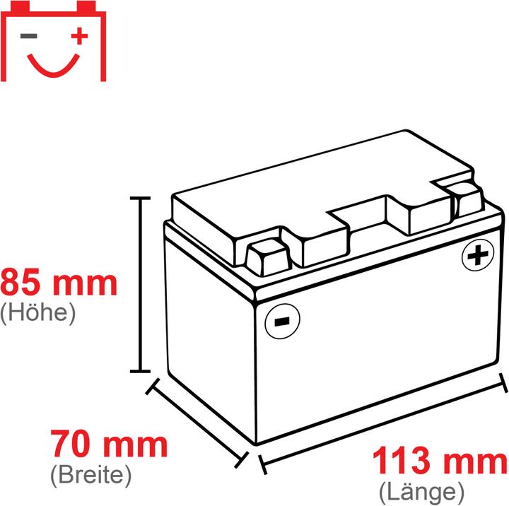 Immagine prodotto Intact SLA12-5Z-S Bike-Power GEL 4Ah Batteria moto (DIN 50314) YTZ5S, YTX4L-BS (12 V, 4 Ah, 50 A)