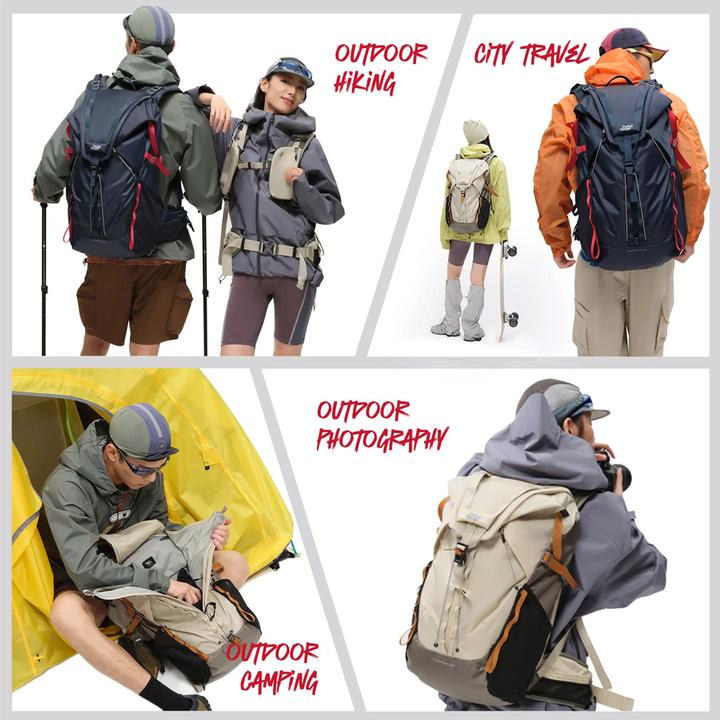 Produktbild VSGO Pocket Ranger 35 L Off White Green With Insert (Fotorucksack, 35 l)