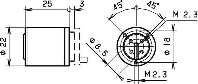 Actual product image Dormakaba KABA 8 furniture cylinder 1008 C with driver
